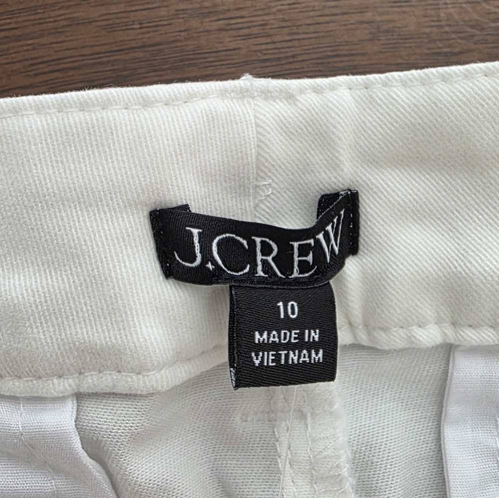 J.Crew New patch-pocket chino short in White 10 NWT - Picture 9 of 10
